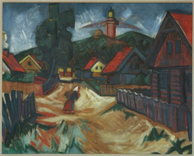 Kalastajamökki Niddenissä tekijältä Max Pechstein