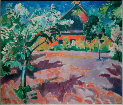 Kevään kukinta II tekijältä Max Pechstein