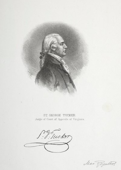 St. George Tucker, Virginian muutoksenhakutuomioistuimen tuomari. tekijältä Max Rosenthal