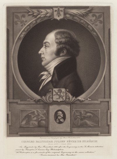 Charles Balthazar Julien Févret de Saint-Mémin tekijältä Max Rosenthal, after Charles B. J. Févret de Saint Mémin