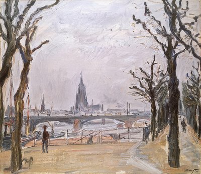Näkymä Frankfurtiin. 1911 tekijältä Max Slevogt