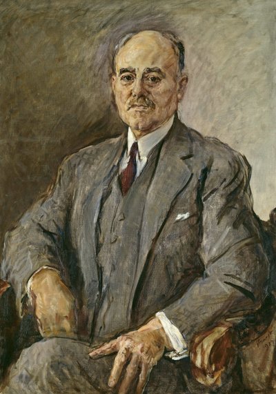 Hermann Sudermannin muotokuva 1857-1928, 1927. tekijältä Max Slevogt