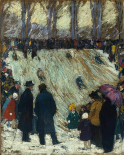 Rodelbahn Düsseldorfer Hofgartenissa tekijältä Max Stern