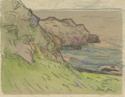 Kalliorannikko Bretagnessa Bretonse kustlandschap tekijältä Maxime Camille Louis Maufra