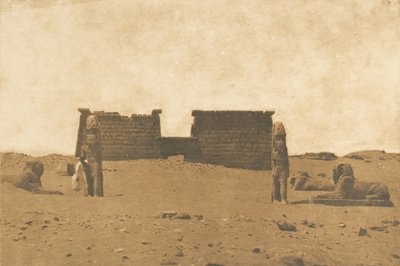 Dromos du Temple de Sébona, 3. huhtikuuta 1850. tekijältä Maxime Du Camp