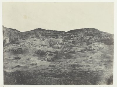 Gournah, Thebes Necropolis, Thebes, 184951, painettu 1852. tekijältä Maxime Du Camp