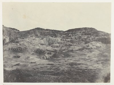 Gournah, Theban nekropolis; Thebes tekijältä Maxime Du Camp