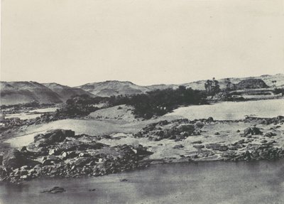 Ylä-Egypti. Sisäänkäynti ensimmäiseen kaihiin, 1850. tekijältä Maxime Du Camp