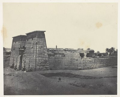 Karnak, Khonsin temppeli; Thebes tekijältä Maxime Du Camp