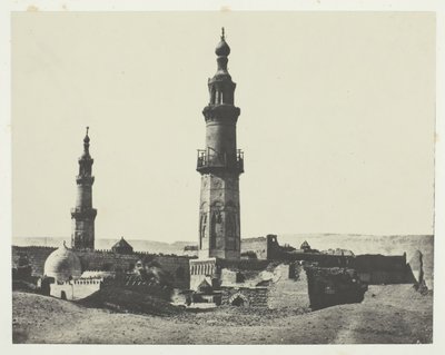 Aly-Beyn moskeija, Girgeh, Ylä-Egypti, 184951, painettu 1852. tekijältä Maxime Du Camp