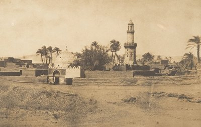 El-Arifin moskeija ja Mourad-Beyn hauta Souhadjissa, 1849-50. tekijältä Maxime Du Camp