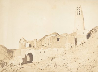 Belal-moskeija, Philae Right Bankin eteläpuolella, 11. huhtikuuta 1850. tekijältä Maxime Du Camp