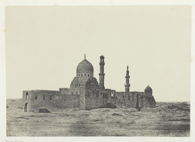Ayoubiittien moskeija ja hauta, Le Kaire, 184951, painettu 1852. tekijältä Maxime Du Camp