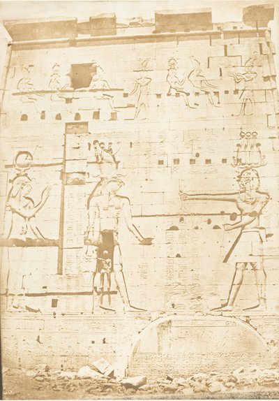 Isisin temppelin toinen pylväs Philaessa, 13. huhtikuuta 1850. tekijältä Maxime Du Camp