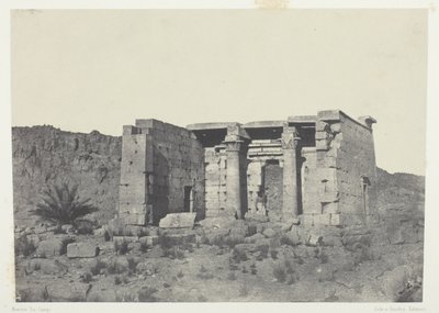 Tafehin temppeli (muinainen Taphis), Nubia tekijältä Maxime Du Camp