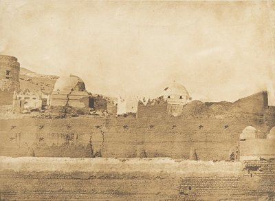 Muslimien haudat Siutissa, 1849-50. tekijältä Maxime Du Camp