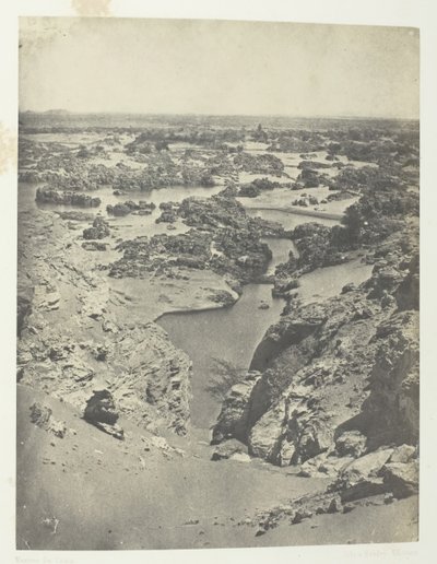 Cavalier View of the Second Cataract, Nubia, 184951, painettu 1852. tekijältä Maxime Du Camp