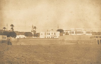 Näkymä Syoutille - Pashan palatsi, 1850. tekijältä Maxime Du Camp
