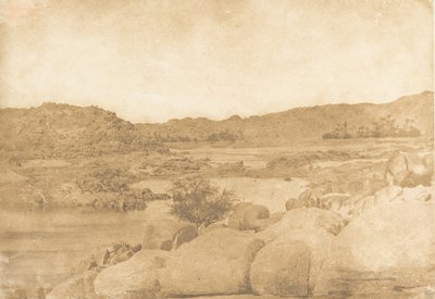 Näkymä otettu ensimmäisen oikean rannan kaihista, 1849-50. tekijältä Maxime Du Camp