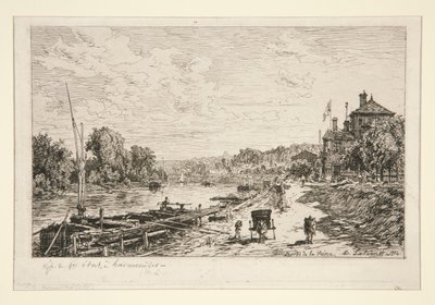Bords de la Seine (Seinen rannat) tekijältä Maxime Lalanne