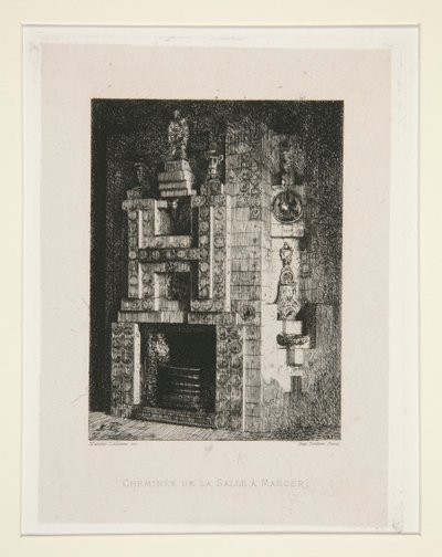 Chemin?e de la sale ? seimi (Takka ruokasalissa), pl. 4 sviitistä Chez Victor Hugo (Victor Hugo tekijältä Maxime Lalanne
