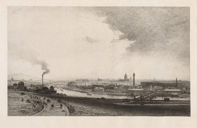 Pariisi vuonna 1867, Näkymä Trocaderosta tekijältä Maxime Lalanne