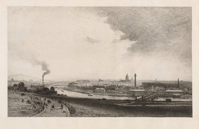 Pariisi vuonna 1867, Näkymä Trocaderosta, 1867. tekijältä Maxime Lalanne