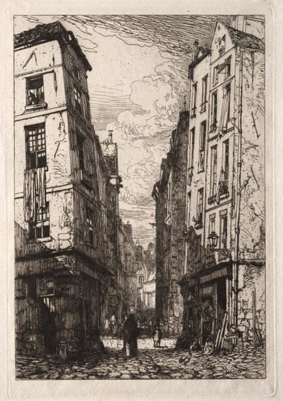 Rue des Marmousets (vanha Pariisi) tekijältä Maxime Lalanne