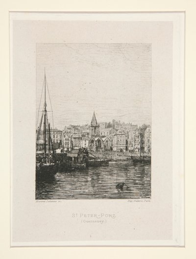 St. Peter-Port, Guernsey, pl. 1 sviitistä Chez Victor Hugo (Victor Hugo tekijältä Maxime Lalanne