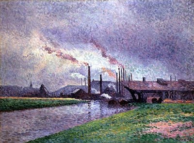 Jokea pitkin tekijältä Maximilien Luce