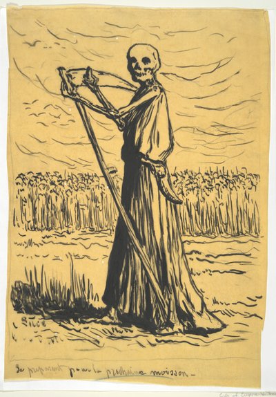 Kuolema viikatemiehenä tekijältä Maximilien Luce