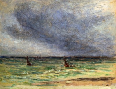 Lähtevät troolarit; Troolareiden lähtö, 1930-1934 tekijältä Maximilien Luce