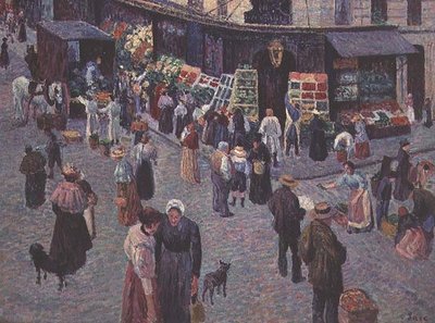 Rue des Abbesses tekijältä Maximilien Luce