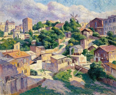 Montmartre, Pariisi tekijältä Maximilien Luce