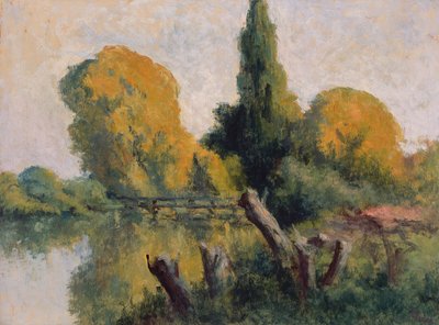 Rolleboise, Seinen käsivarsi syksyllä, n. 1925 tekijältä Maximilien Luce