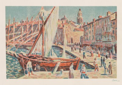 Saint Tropez tekijältä Maximilien Luce