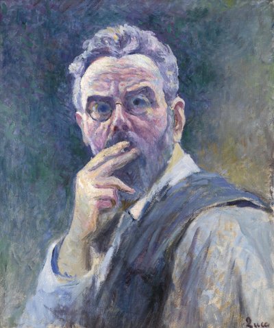 Omakuva savukkeella, c. 1905. tekijältä Maximilien Luce