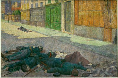 Pariisin kommuuni 1871 (öljy kankaalle) tekijältä Maximilien Luce