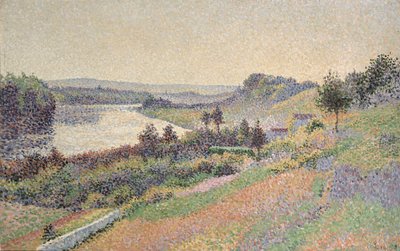 Seine Herblayssa, 1890 tekijältä Maximilien Luce