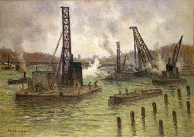 Seine-joen varrella, Pont des Saints-Pèresin silta tekijältä Maximilien Luce