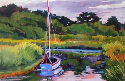 Tranquil Marsh -purjevene tekijältä Maxine Shore