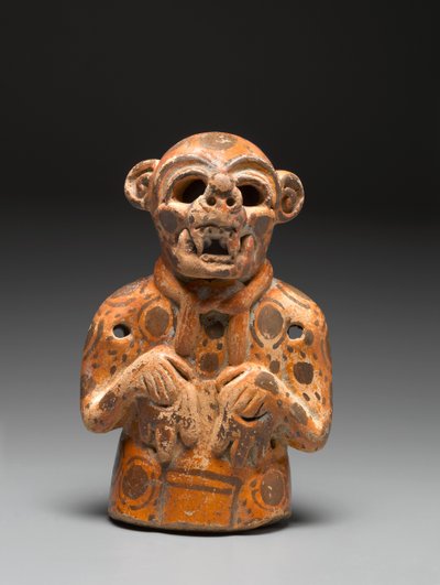 Effigy, n. 400-500 (keraaminen ja pigmentti) tekijältä Mayan Mayan