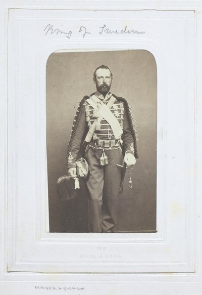Ruotsin kuningas 1860-69. tekijältä Mayer and Pierson