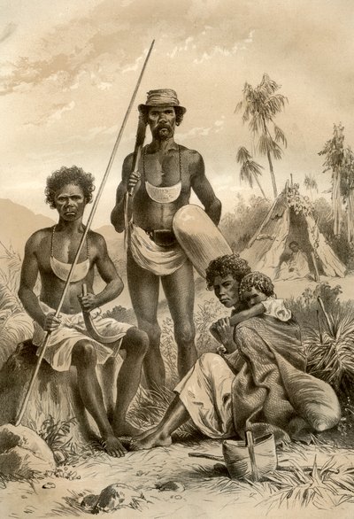 Australian aboriginaalit, 1879 tekijältä McFarlane and Erskine