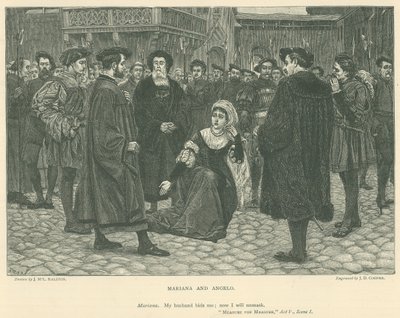 Kuvitus kuvitukseen Measure for Measure (kaiverrus). tekijältä McLaren John Ralston