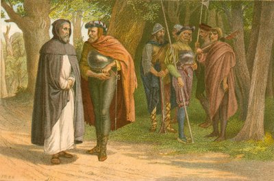 John Craig ja roomalainen rosvo (värillinen kaiverrus) tekijältä McLaren John Ralston