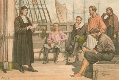 McWard saarnaa merimiehille Rotterdamissa (värillinen kaiverrus). tekijältä McLaren John Ralston