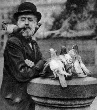Pigeons of St Pauls with a kuller, Lontoo, 1926-1927. tekijältä McLeish