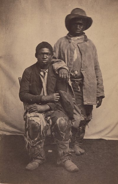 Partiolaiset ja oppaamme vuonna 1863 Baton Rougessa, Louisianassa, 1863. tekijältä McPherson and Oliver.