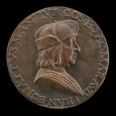 Francesco Bonatti, Mantuan lakimies [kannepuoli], n. 1510. tekijältä Mea